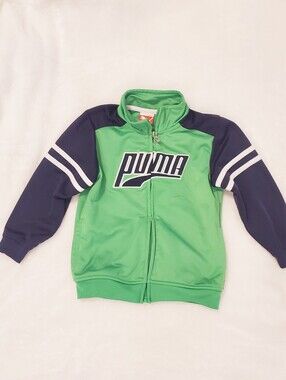PUMA Toddler Green Athletic Jacket 3T